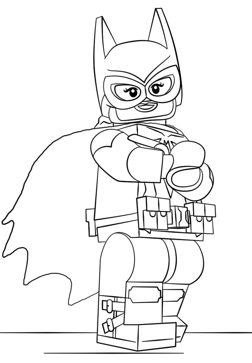 free batgirl coloring pages for kids printable jpg