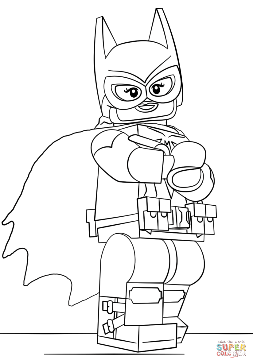 128 Free Batgirl Coloring Pages For Kids Printable 81