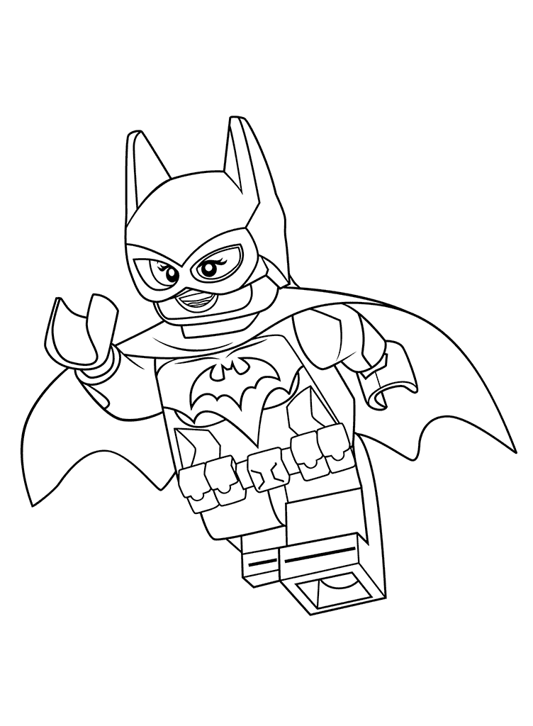 128 Free Batgirl Coloring Pages For Kids Printable 82