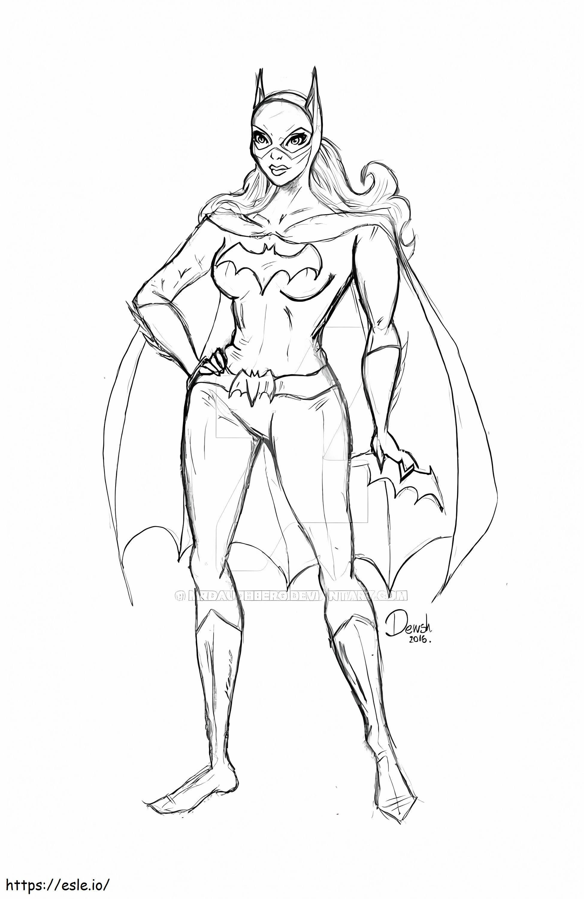 128 Free Batgirl Coloring Pages For Kids Printable 95