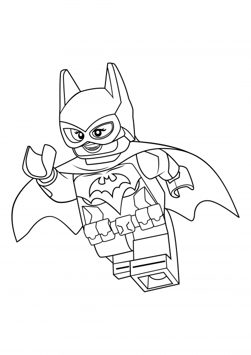 128 Free Batgirl Coloring Pages For Kids Printable 97