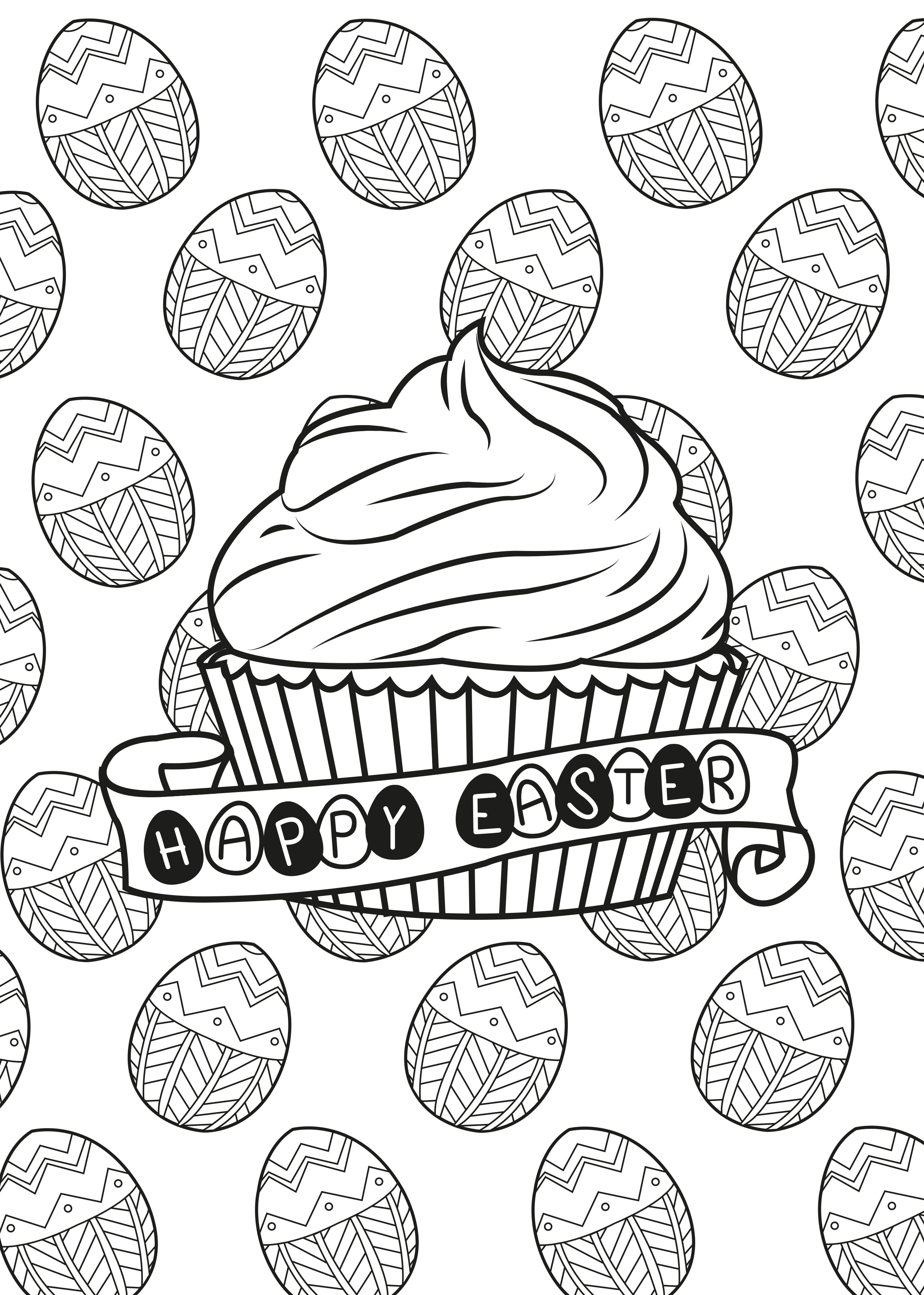 muffin coloring pages printable jpg