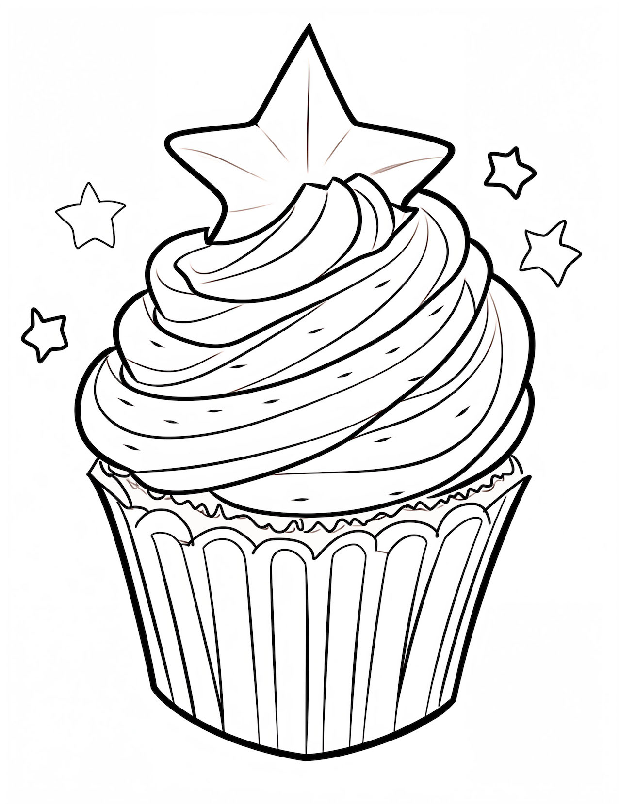 129 Muffin Coloring Pages Printable 126