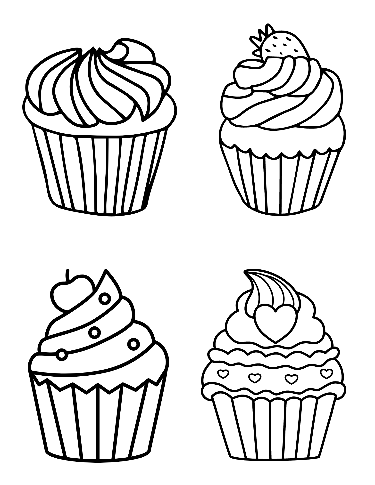 129 Muffin Coloring Pages Printable 2