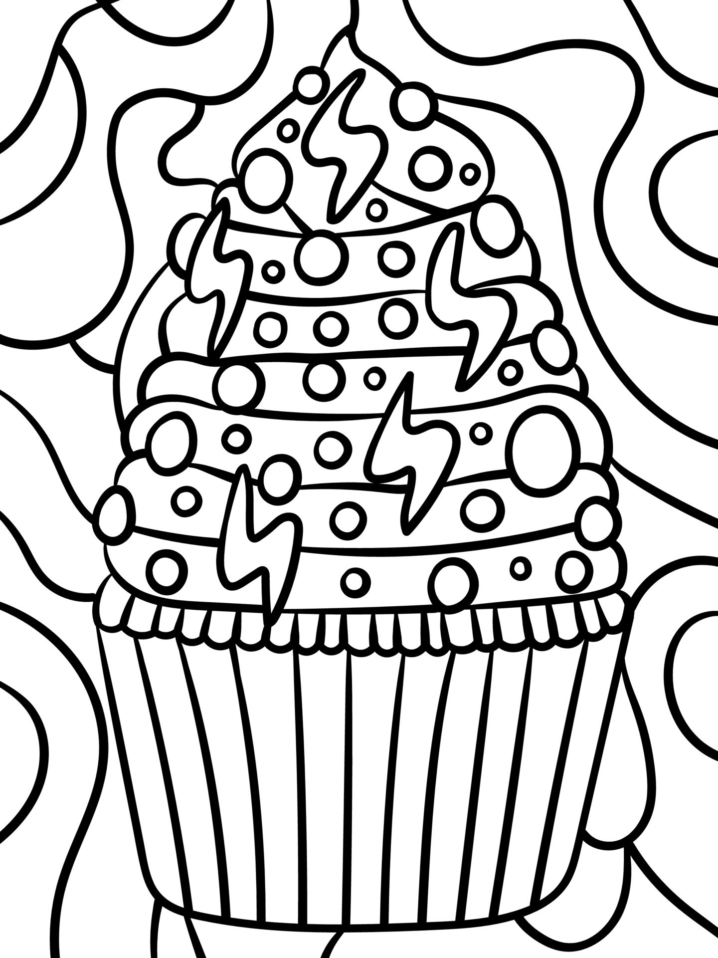 129 Muffin Coloring Pages Printable 20