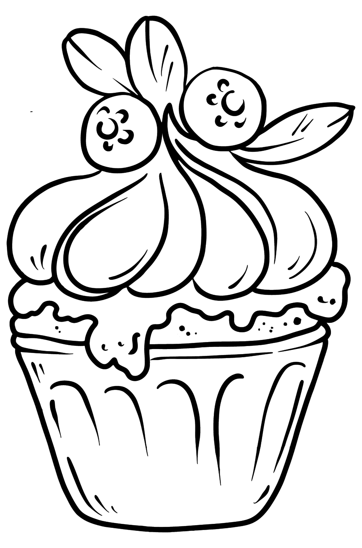 129 Muffin Coloring Pages Printable 31