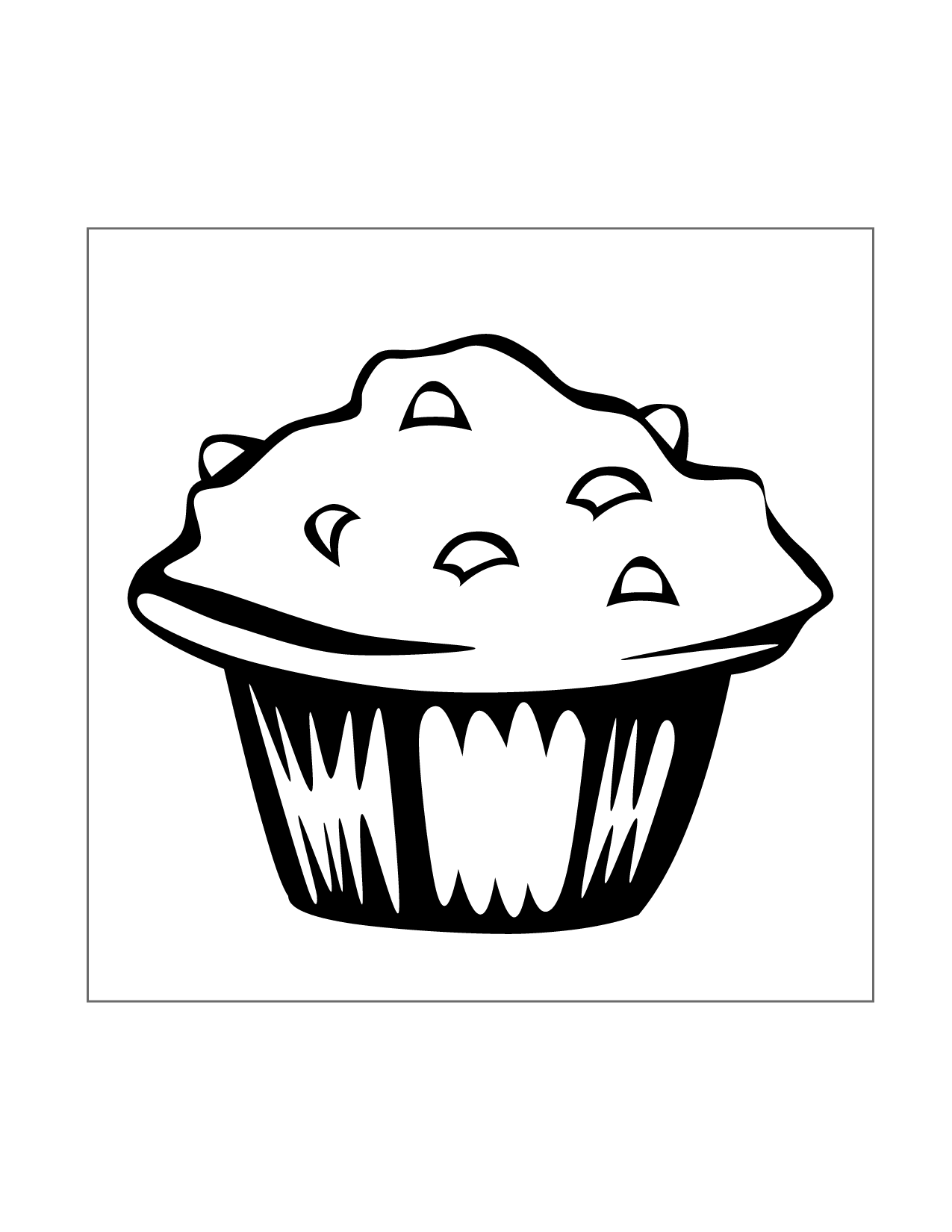 129 Muffin Coloring Pages Printable 36