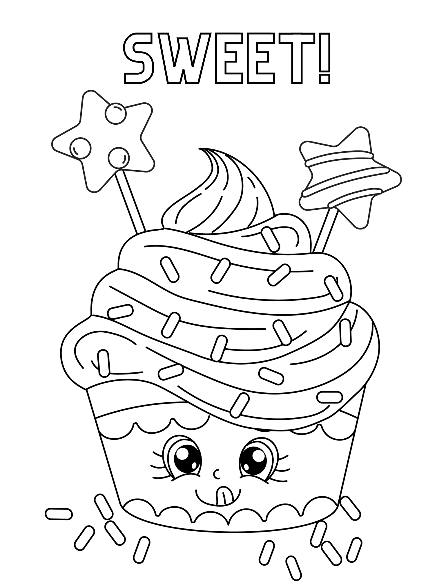 muffin coloring pages printable jpg