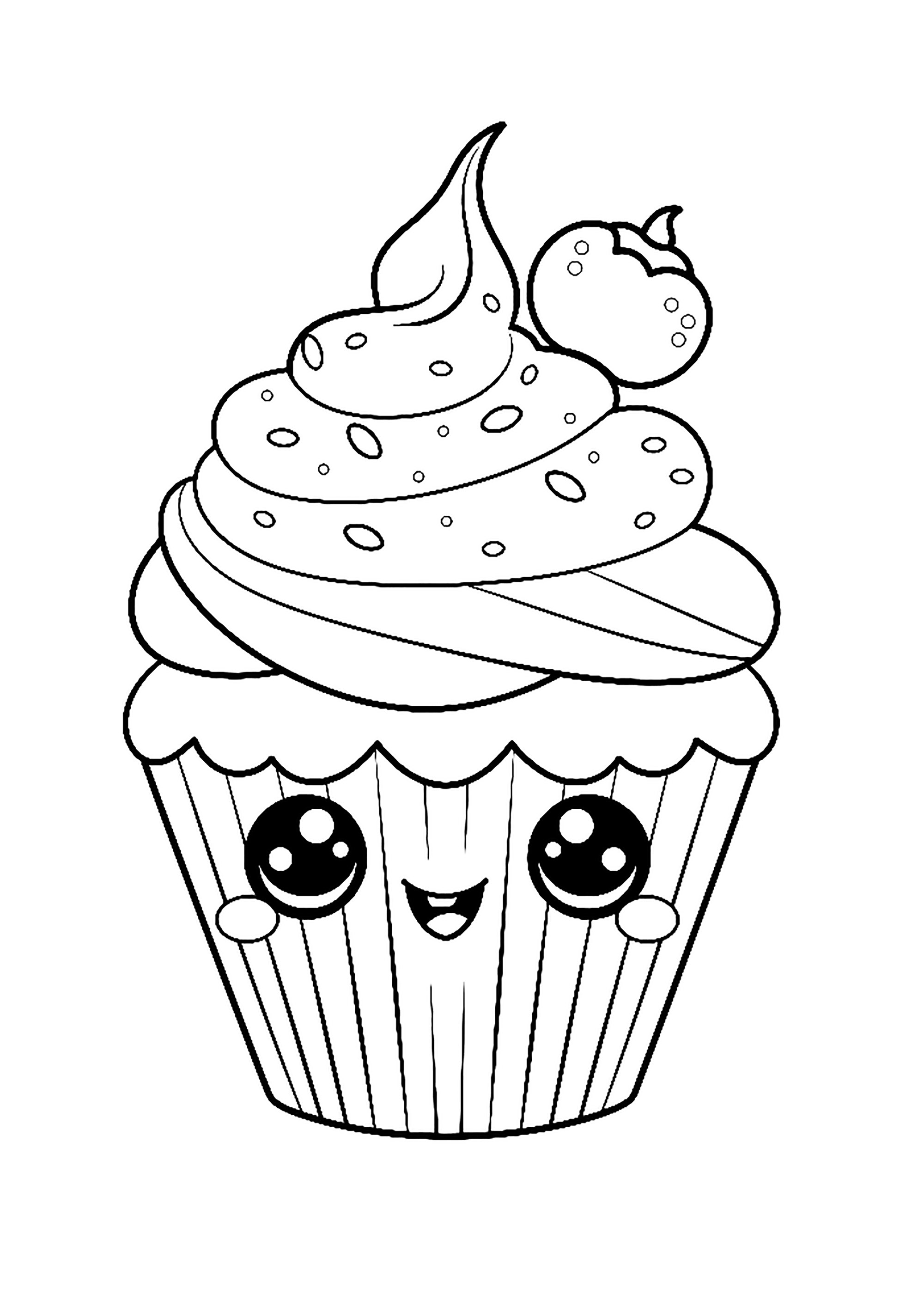 129 Muffin Coloring Pages Printable 41