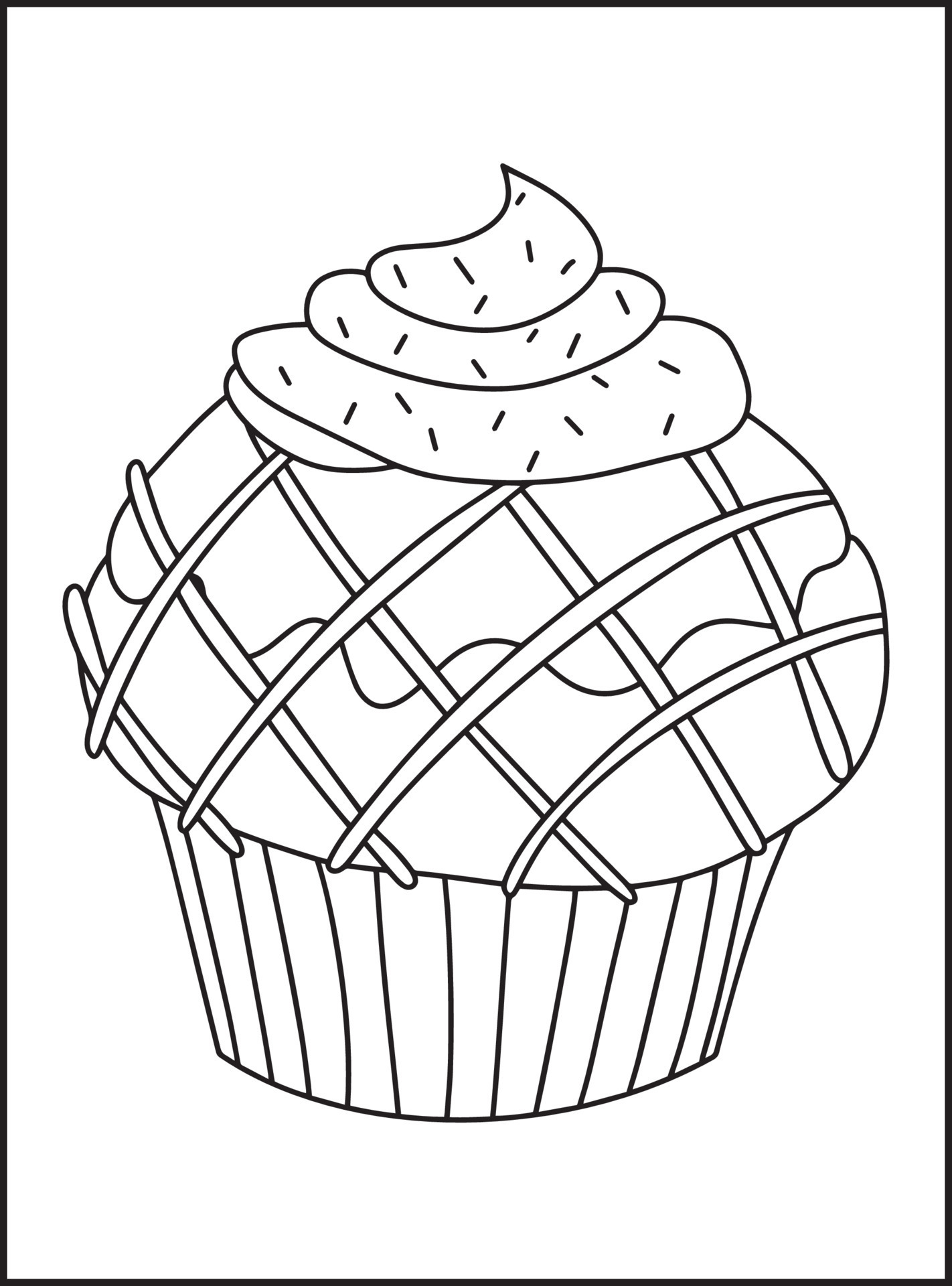 129 Muffin Coloring Pages Printable 48