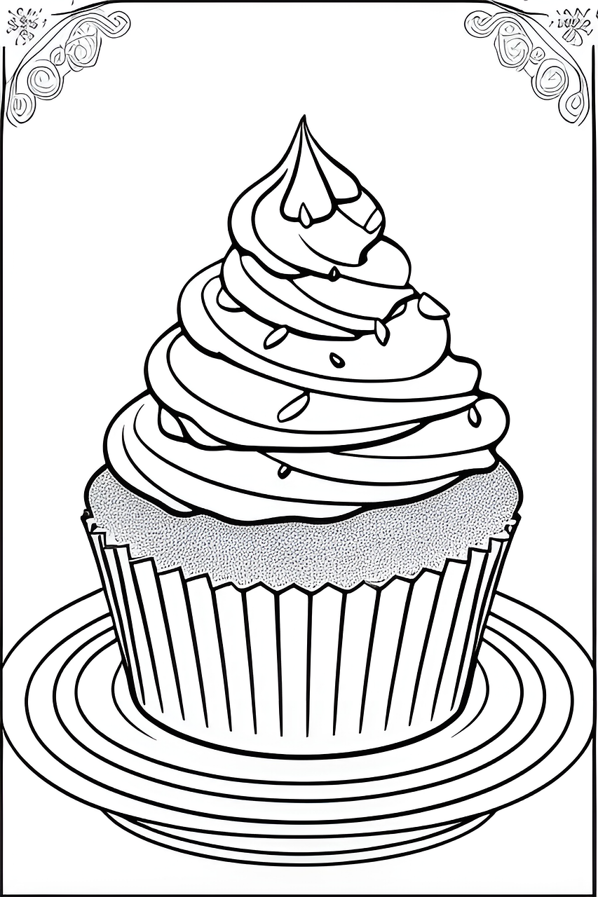 129 Muffin Coloring Pages Printable 79