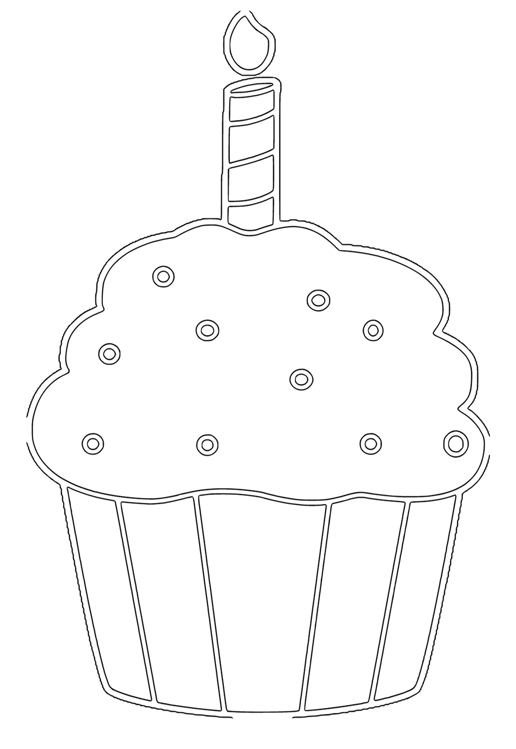 muffin coloring pages printable jpg