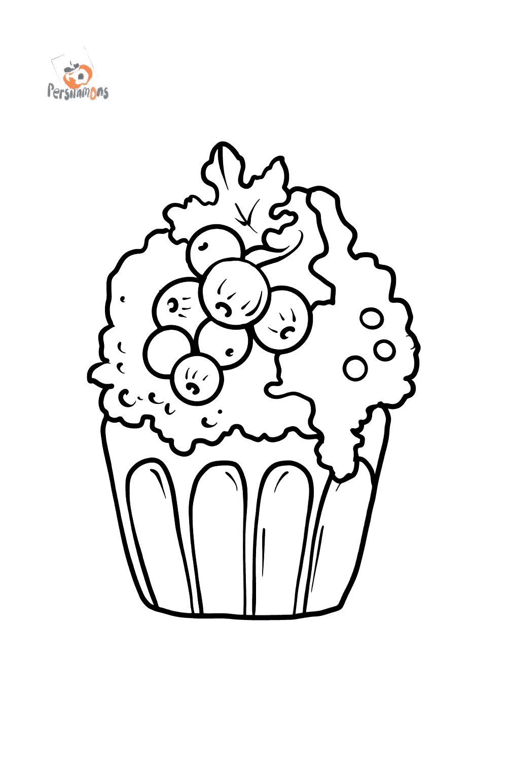 129 Muffin Coloring Pages Printable 84