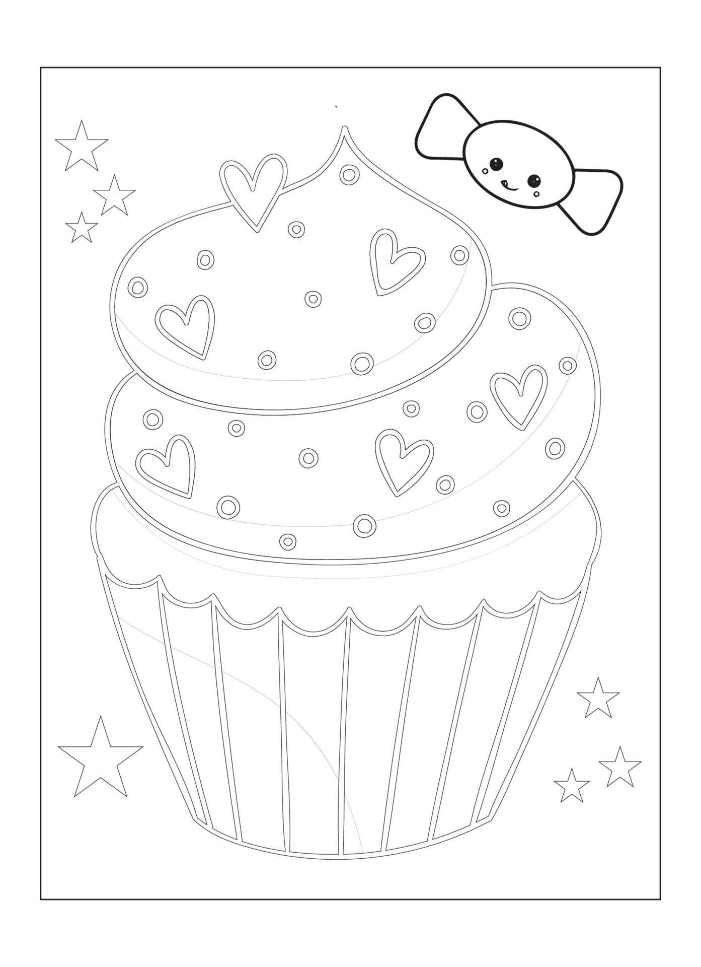 129 Muffin Coloring Pages Printable 89