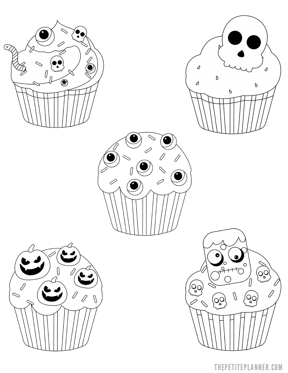 129 Muffin Coloring Pages Printable 94