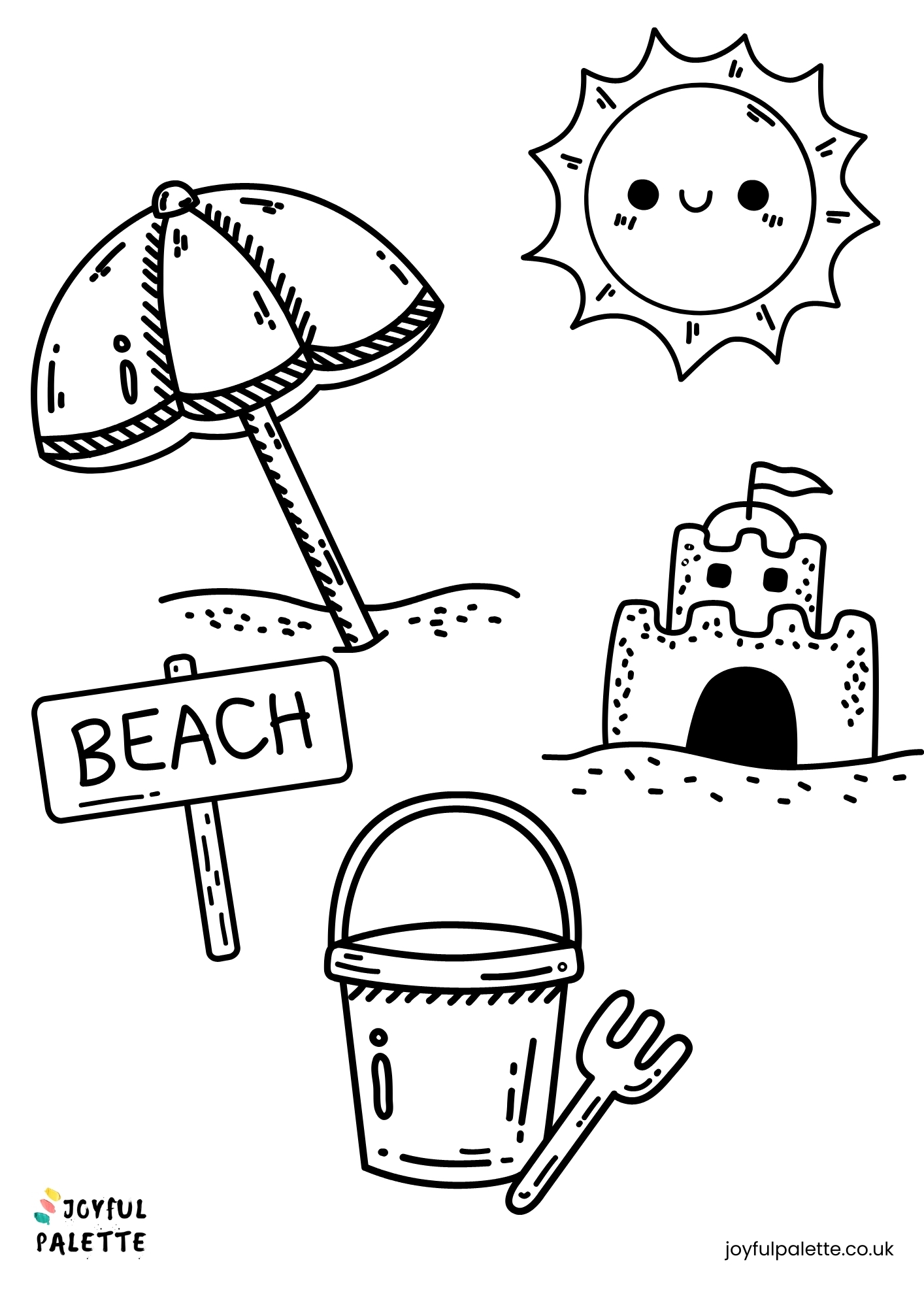 130 Beach Party Coloring Pages Free Printable 101