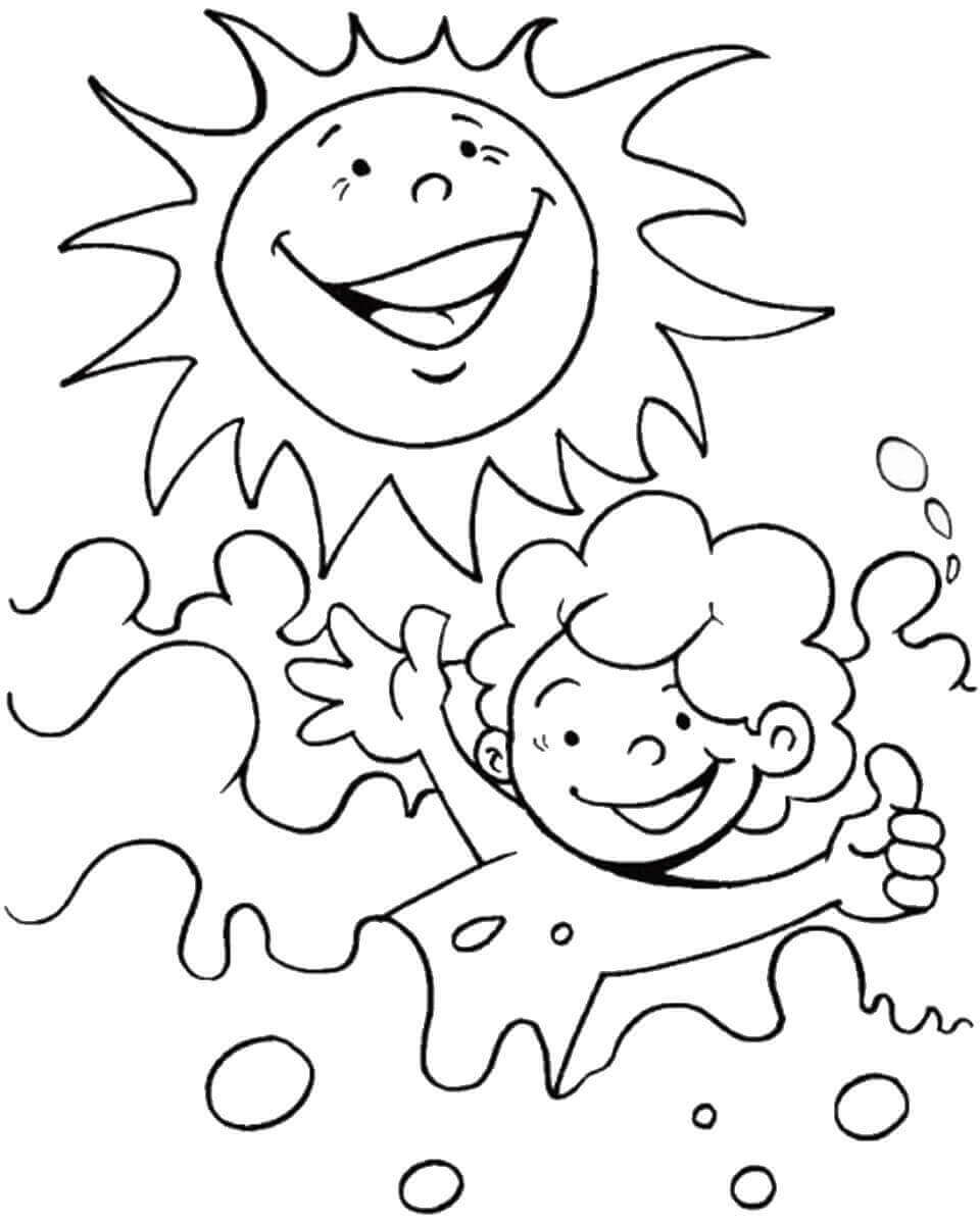 130 Beach Party Coloring Pages Free Printable 42