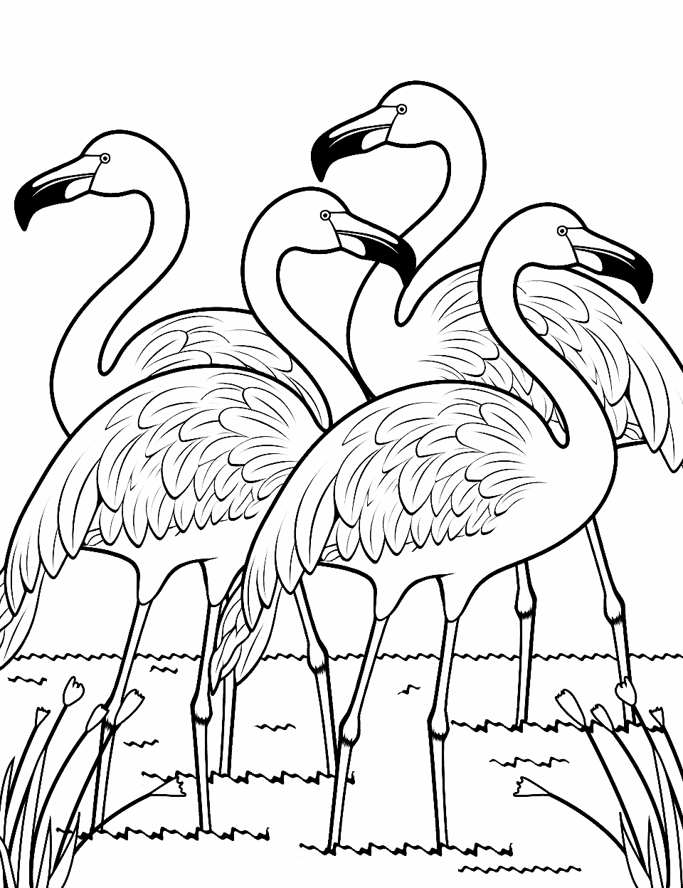 130 Beach Party Coloring Pages Free Printable 48