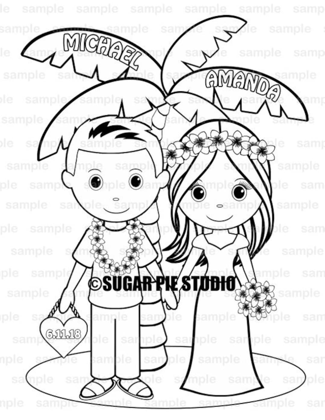 130 Beach Party Coloring Pages Free Printable 72