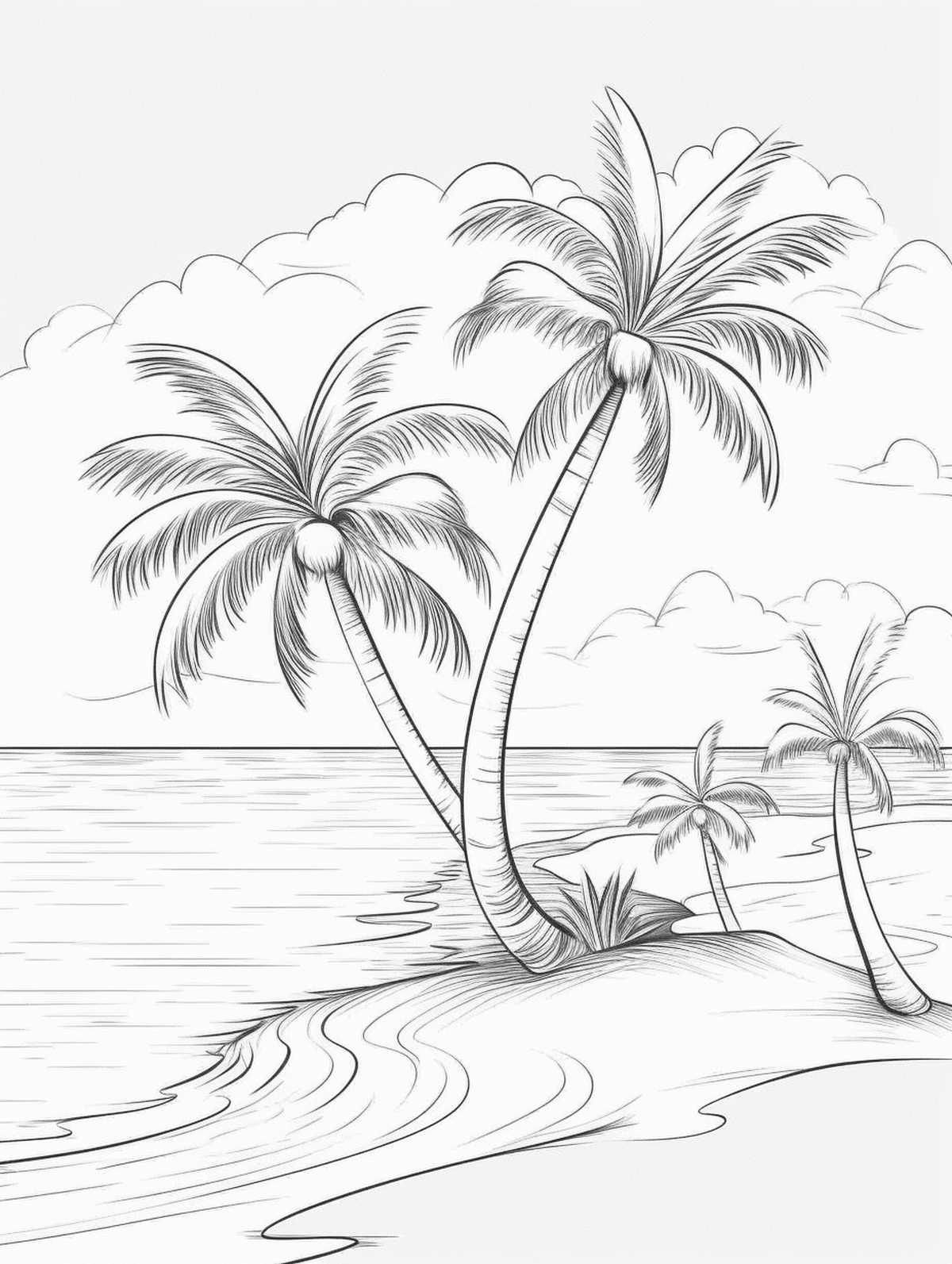 130 Beach Party Coloring Pages Free Printable 92