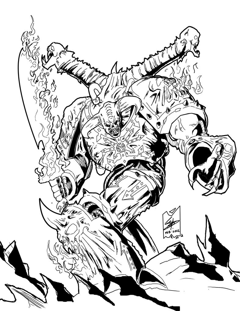 130+ Doom Slayer Coloring Pages Printable 35