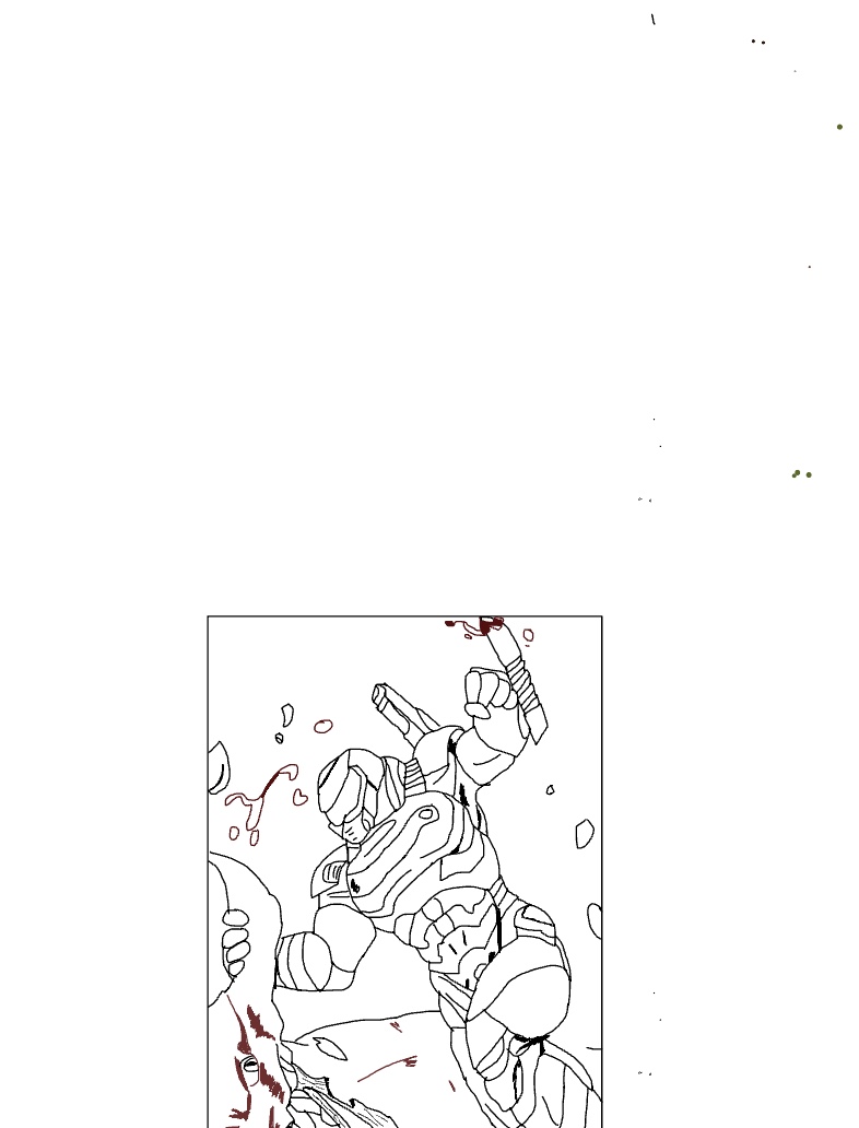 130+ Doom Slayer Coloring Pages Printable 74