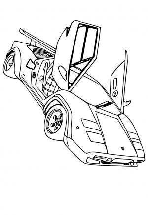 130 Lamborghini Coloring Pages FREE Printable 10