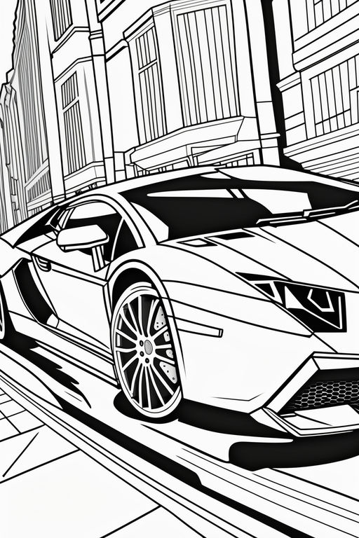 130 Lamborghini Coloring Pages FREE Printable 117