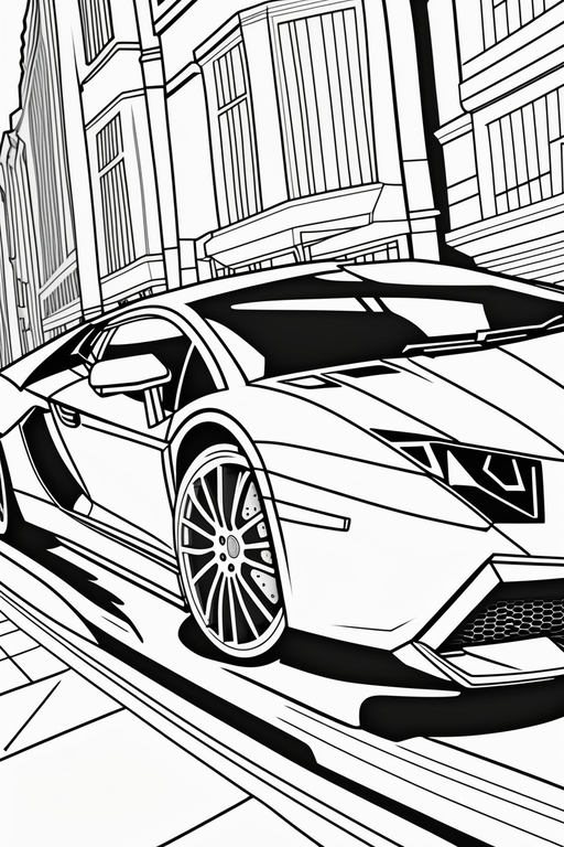 130 Lamborghini Coloring Pages FREE Printable 22