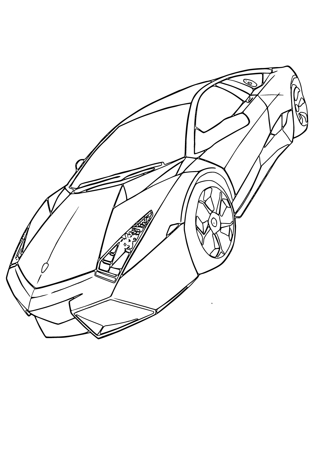 130 Lamborghini Coloring Pages FREE Printable 5