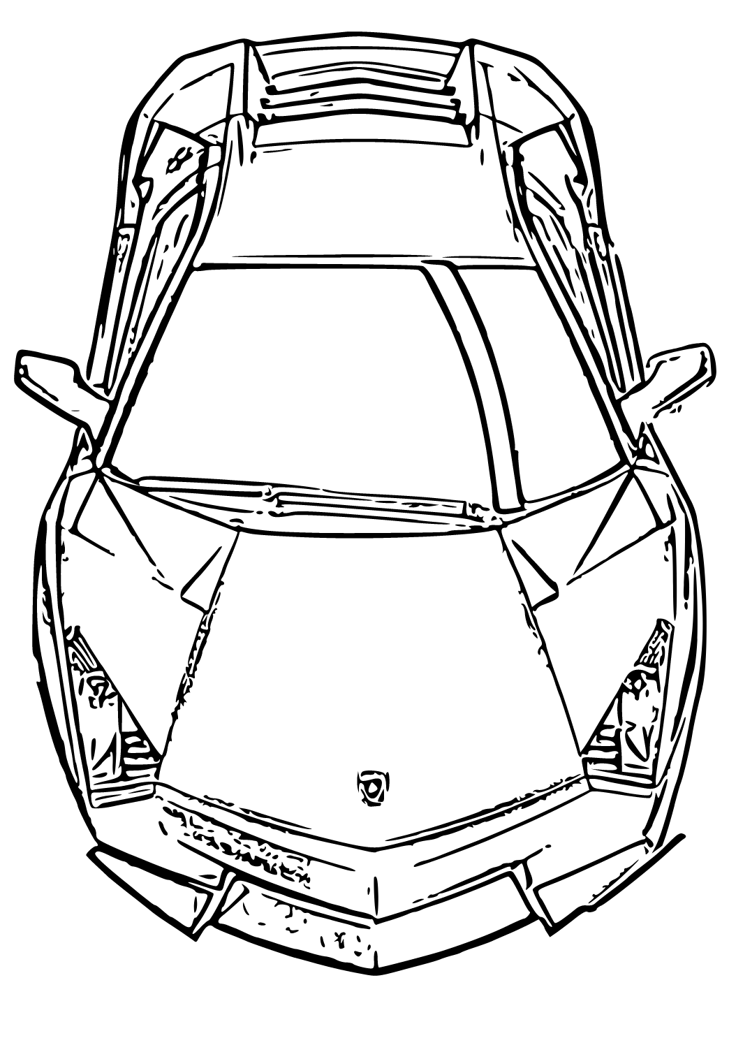 130 Lamborghini Coloring Pages FREE Printable 75