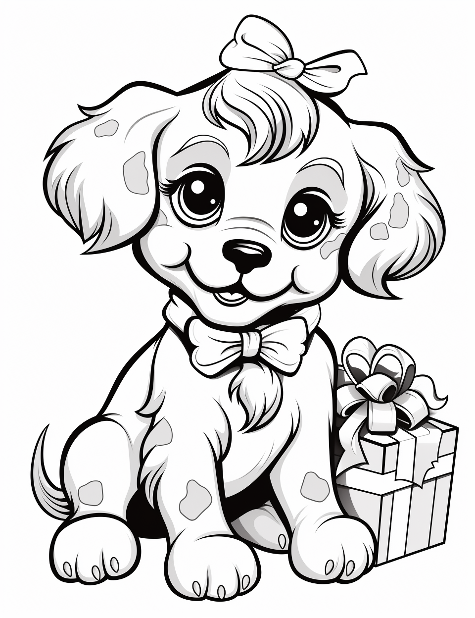 132 Printable Puppy Coloring Pages for Dog Lovers 1