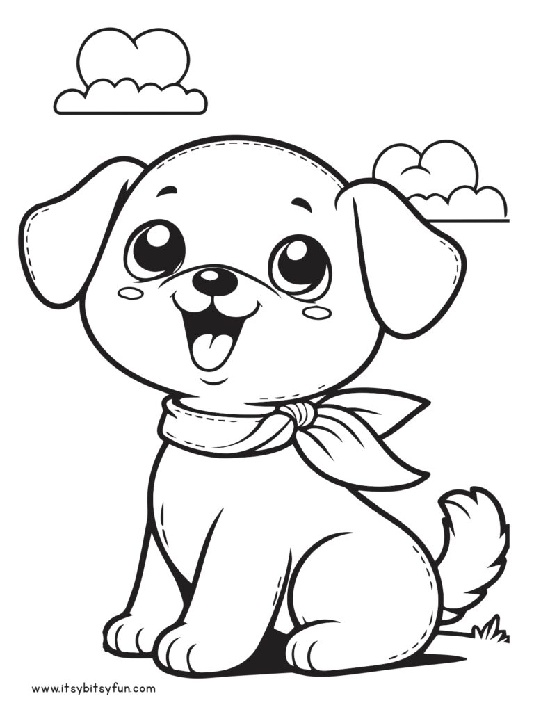 132 Printable Puppy Coloring Pages for Dog Lovers 101