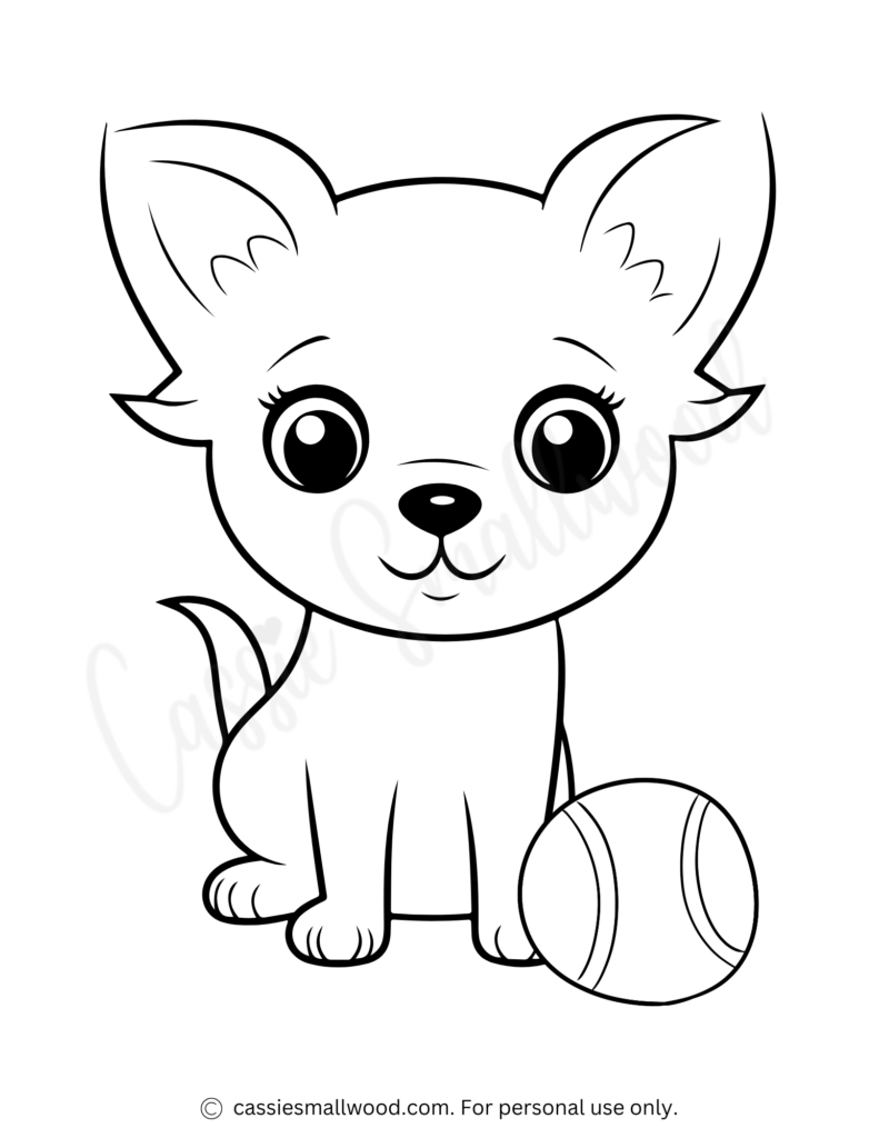 132 Printable Puppy Coloring Pages for Dog Lovers 11