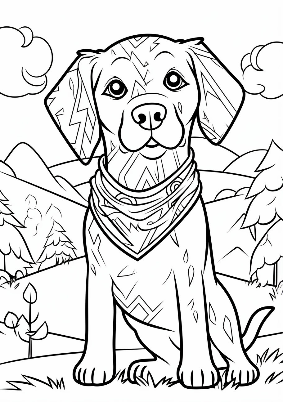 132 Printable Puppy Coloring Pages for Dog Lovers 29