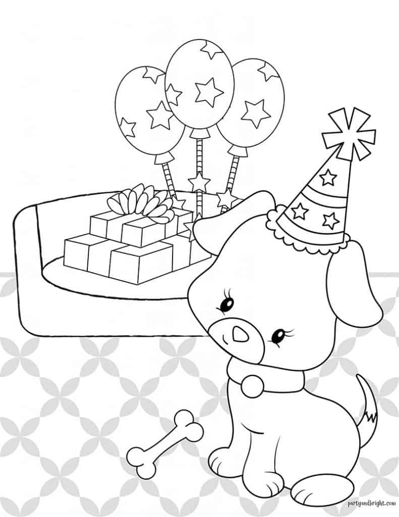 132 Printable Puppy Coloring Pages for Dog Lovers 38