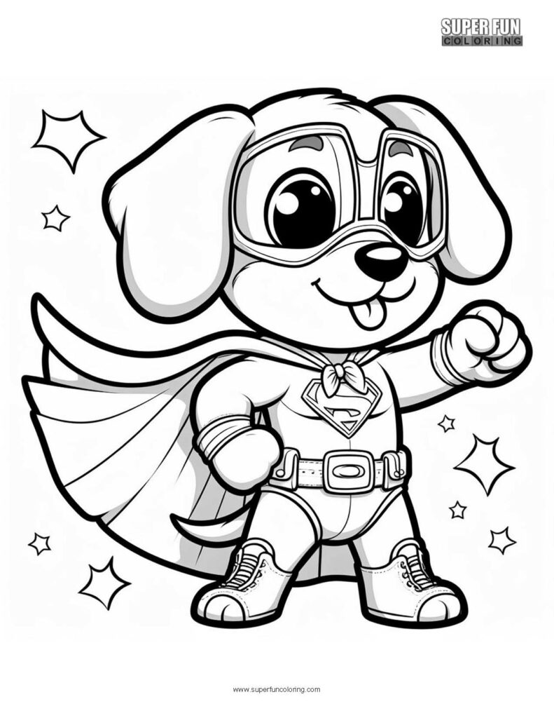 132 Printable Puppy Coloring Pages for Dog Lovers 46