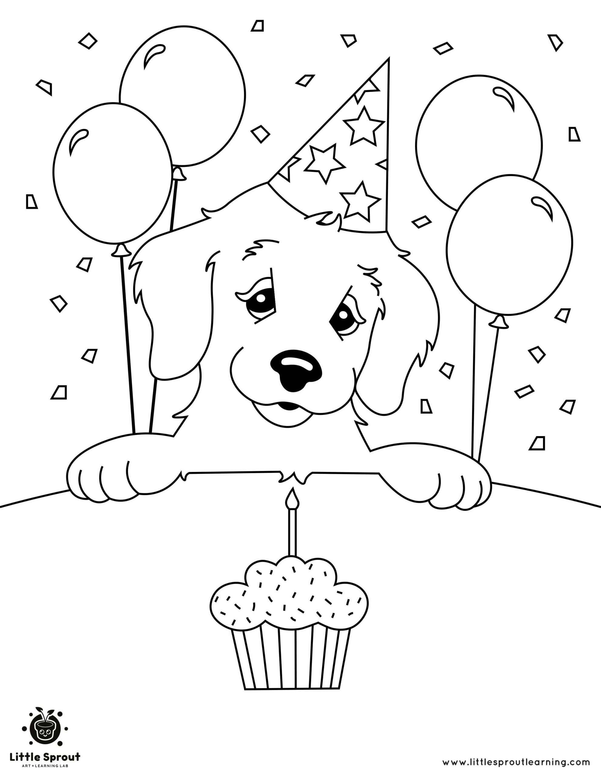 132 Printable Puppy Coloring Pages for Dog Lovers 48