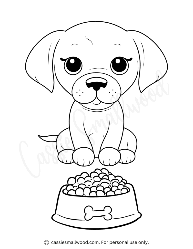 132 Printable Puppy Coloring Pages for Dog Lovers 57