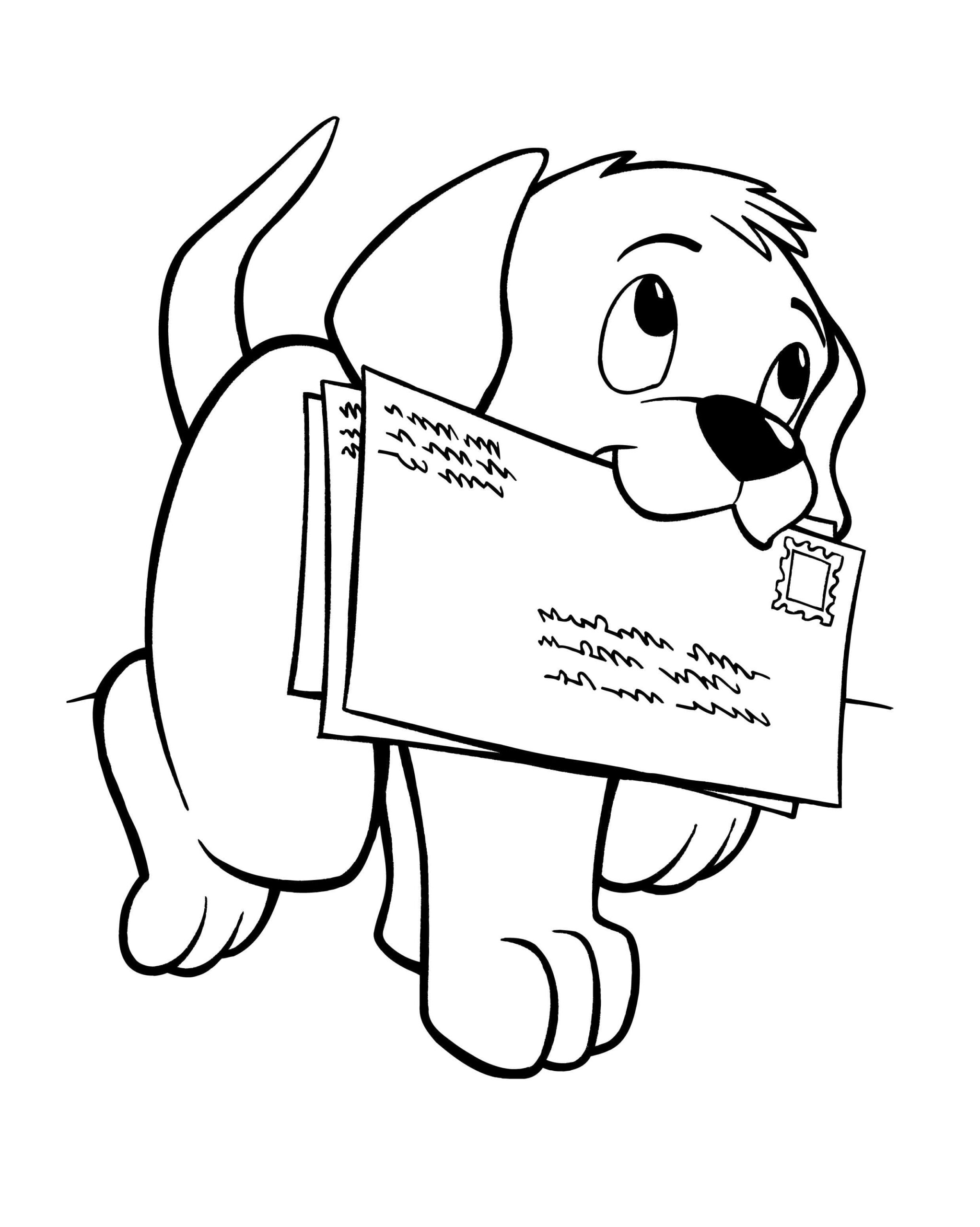 132 Printable Puppy Coloring Pages for Dog Lovers 70