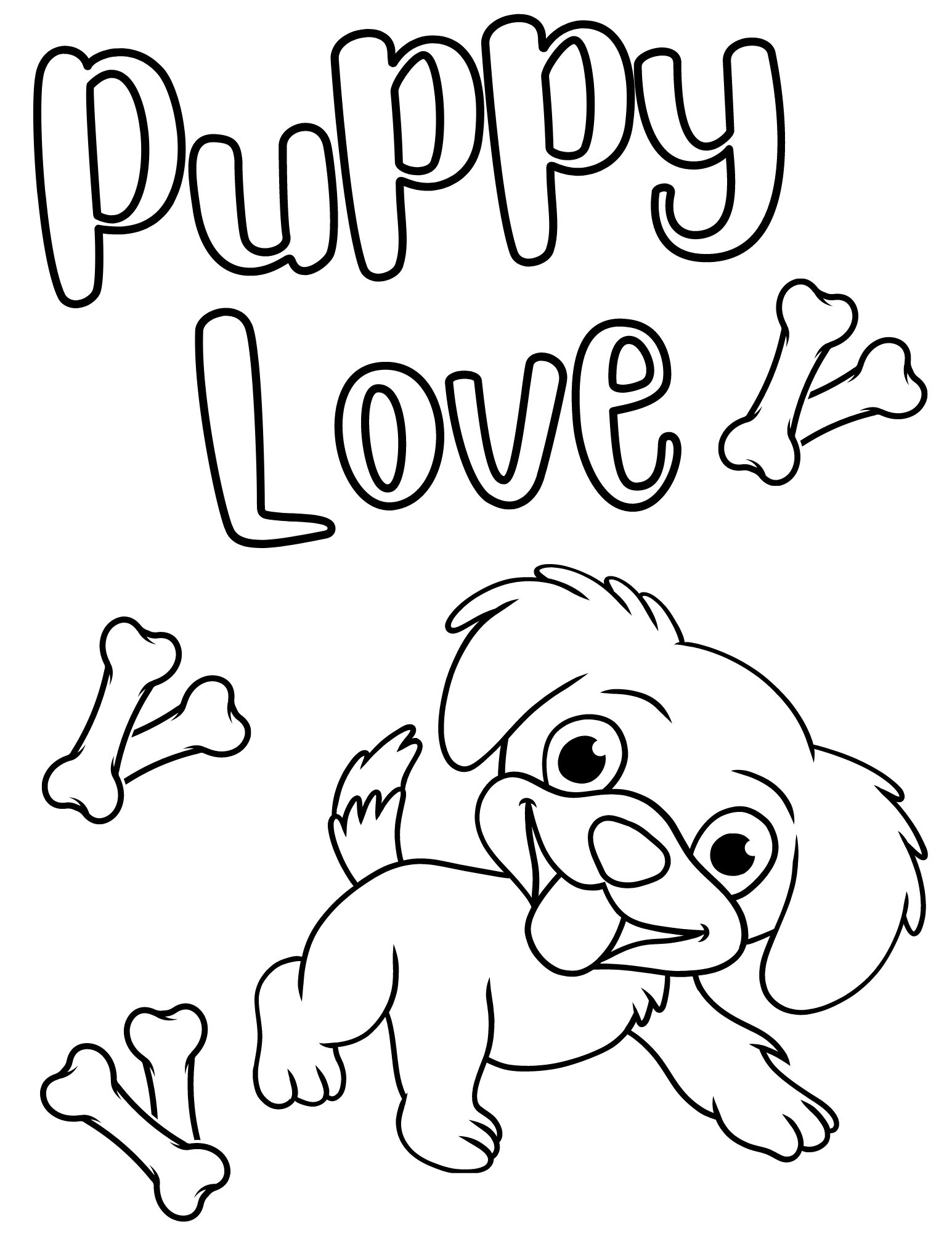 132 Printable Puppy Coloring Pages for Dog Lovers 78