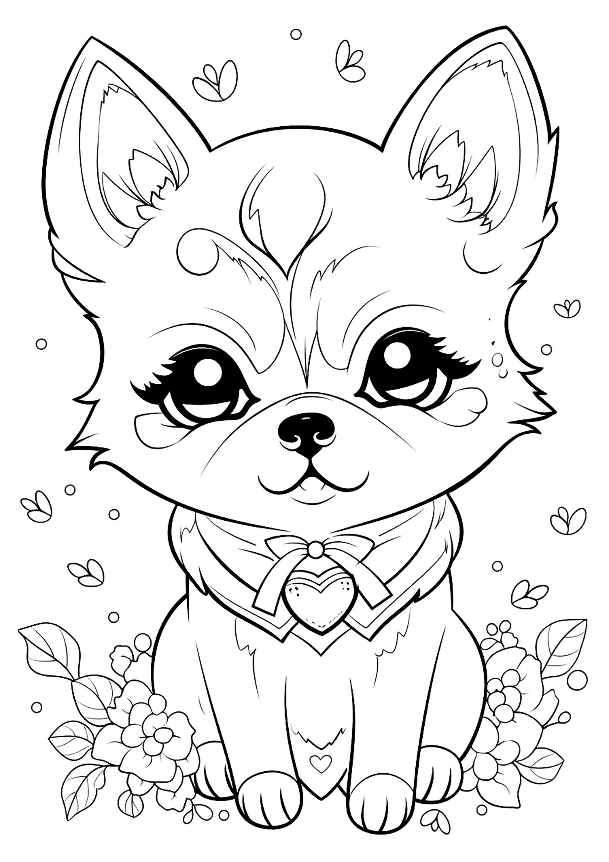 132 Printable Puppy Coloring Pages for Dog Lovers 90