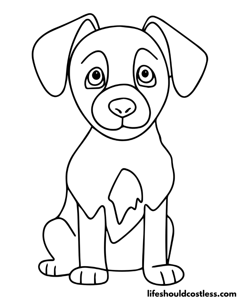 132 Printable Puppy Coloring Pages for Dog Lovers 94