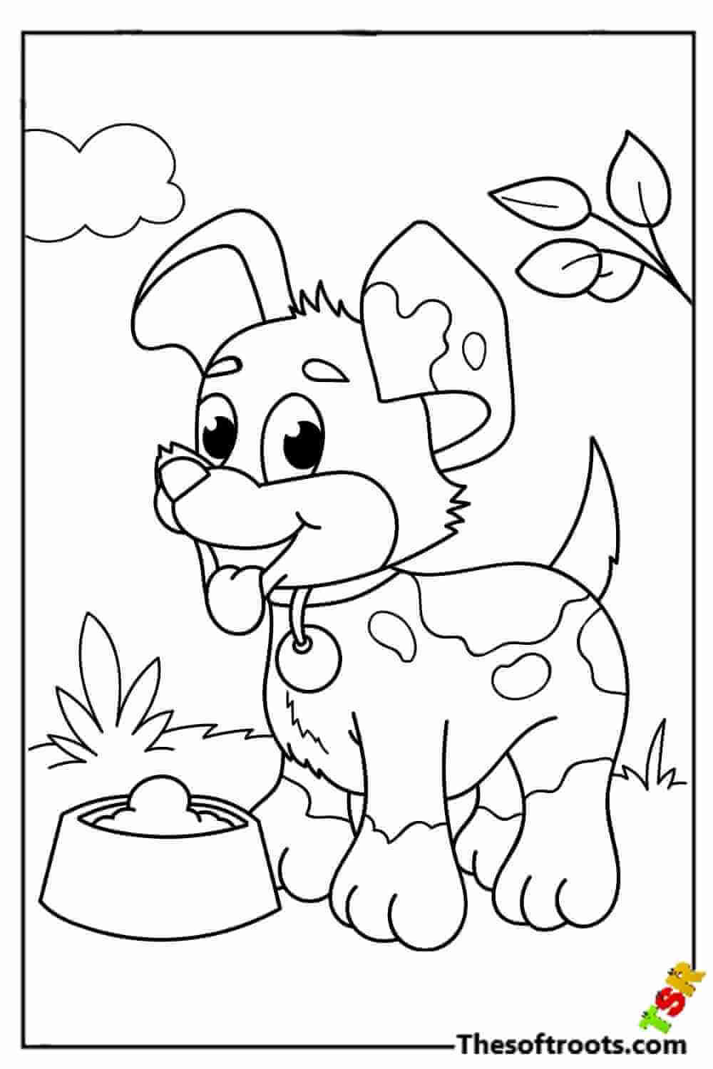 132 Printable Puppy Coloring Pages for Dog Lovers 95