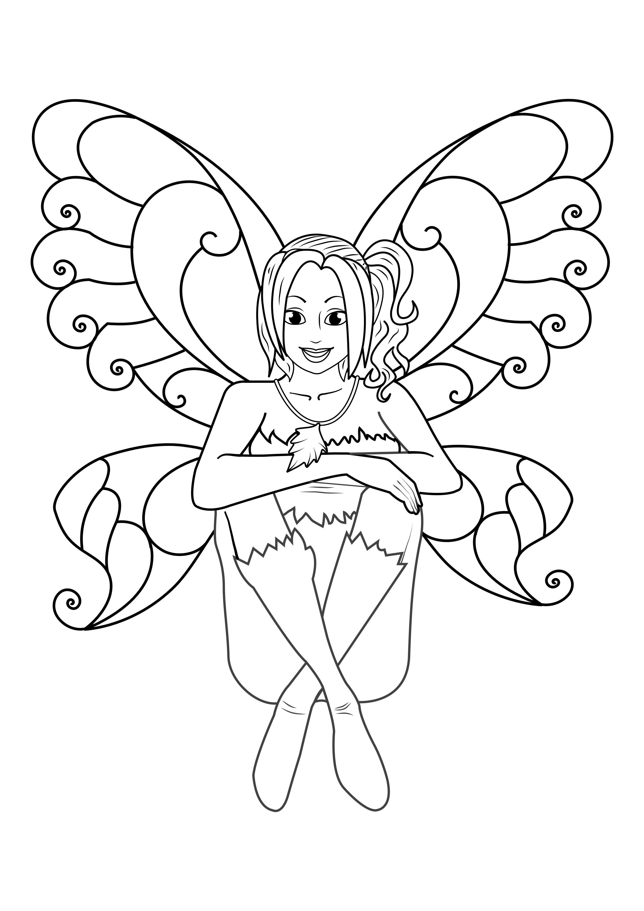 cute tooth fairy coloring pages printable jpg