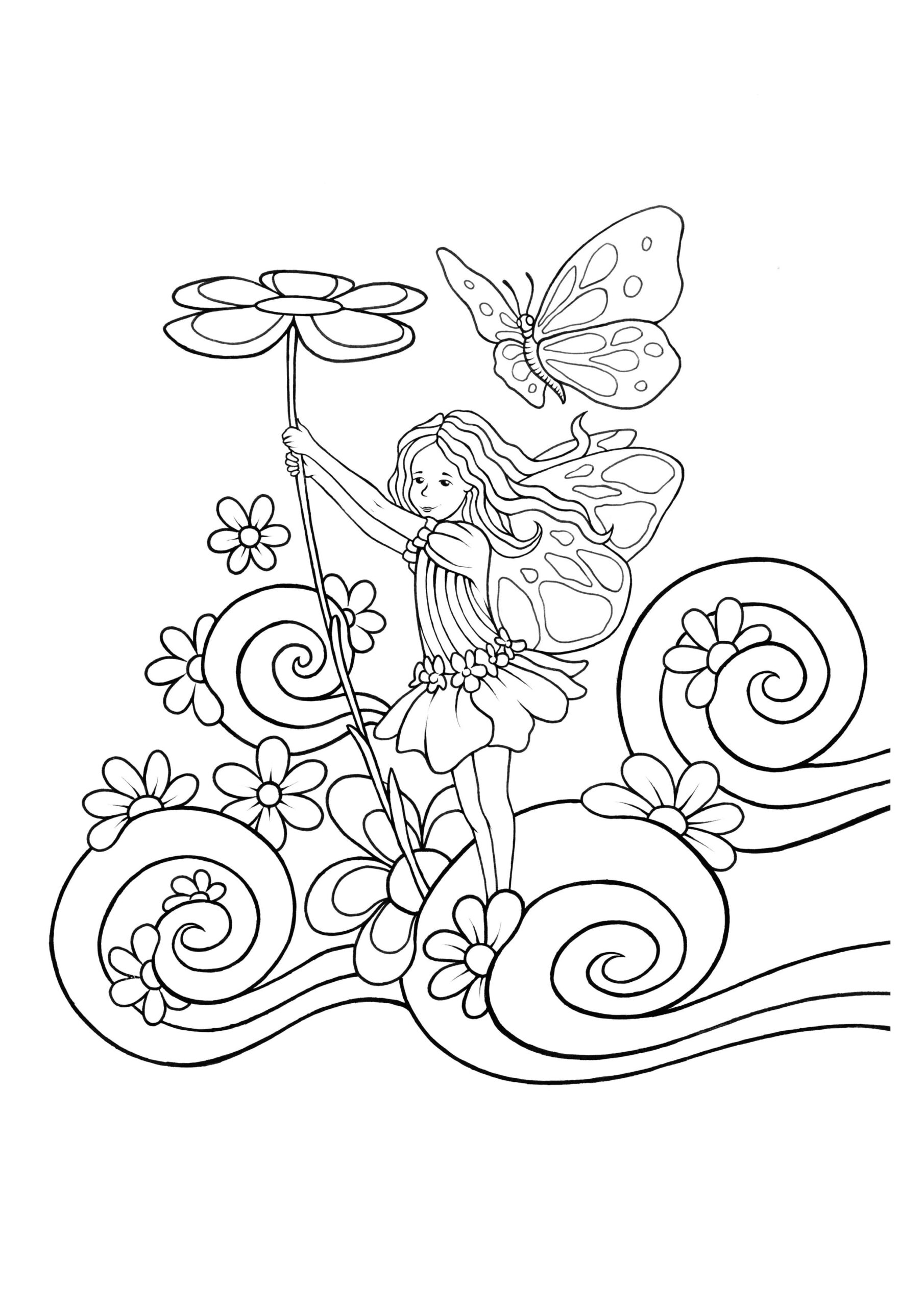 cute tooth fairy coloring pages printable jpg