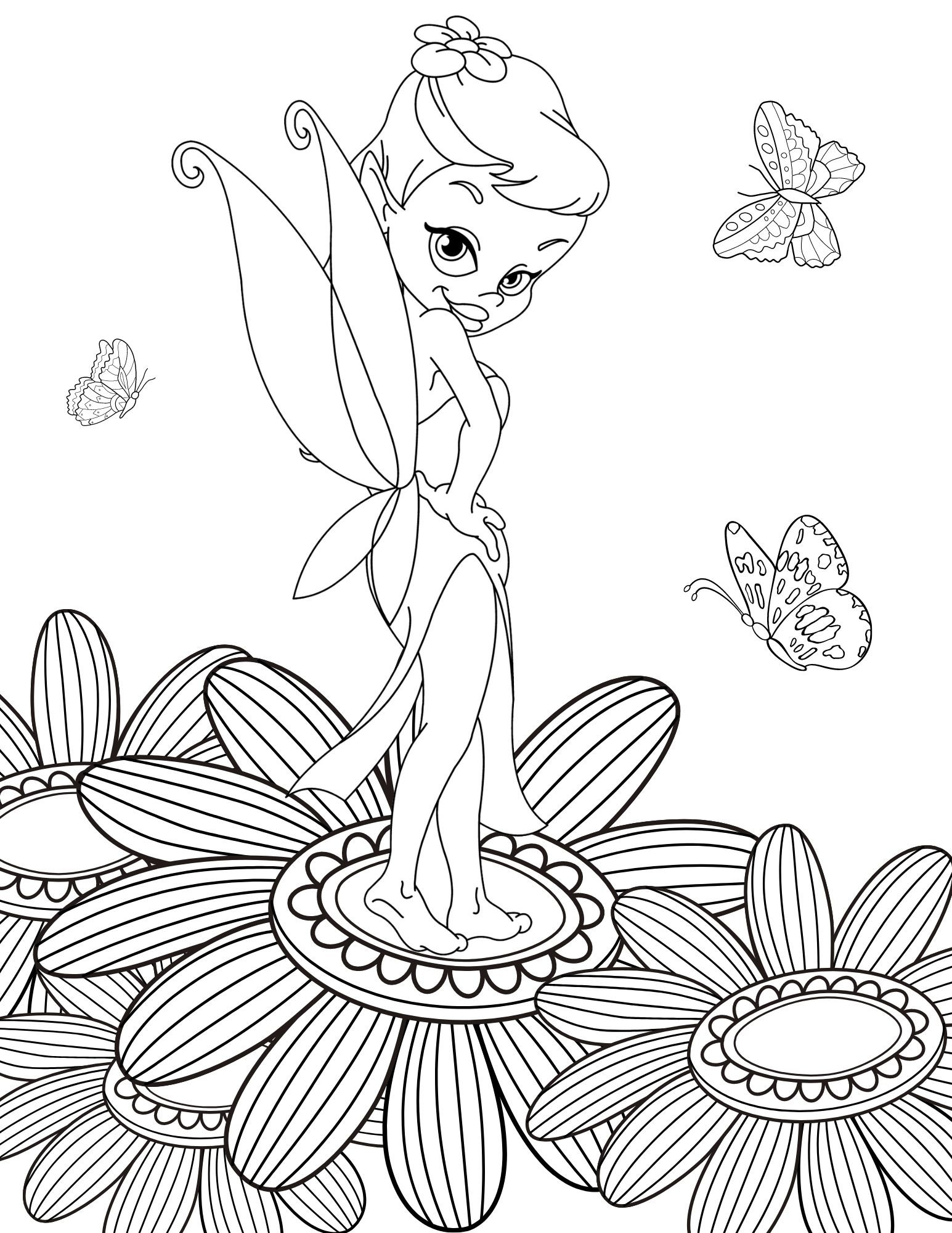 cute tooth fairy coloring pages printable jpg