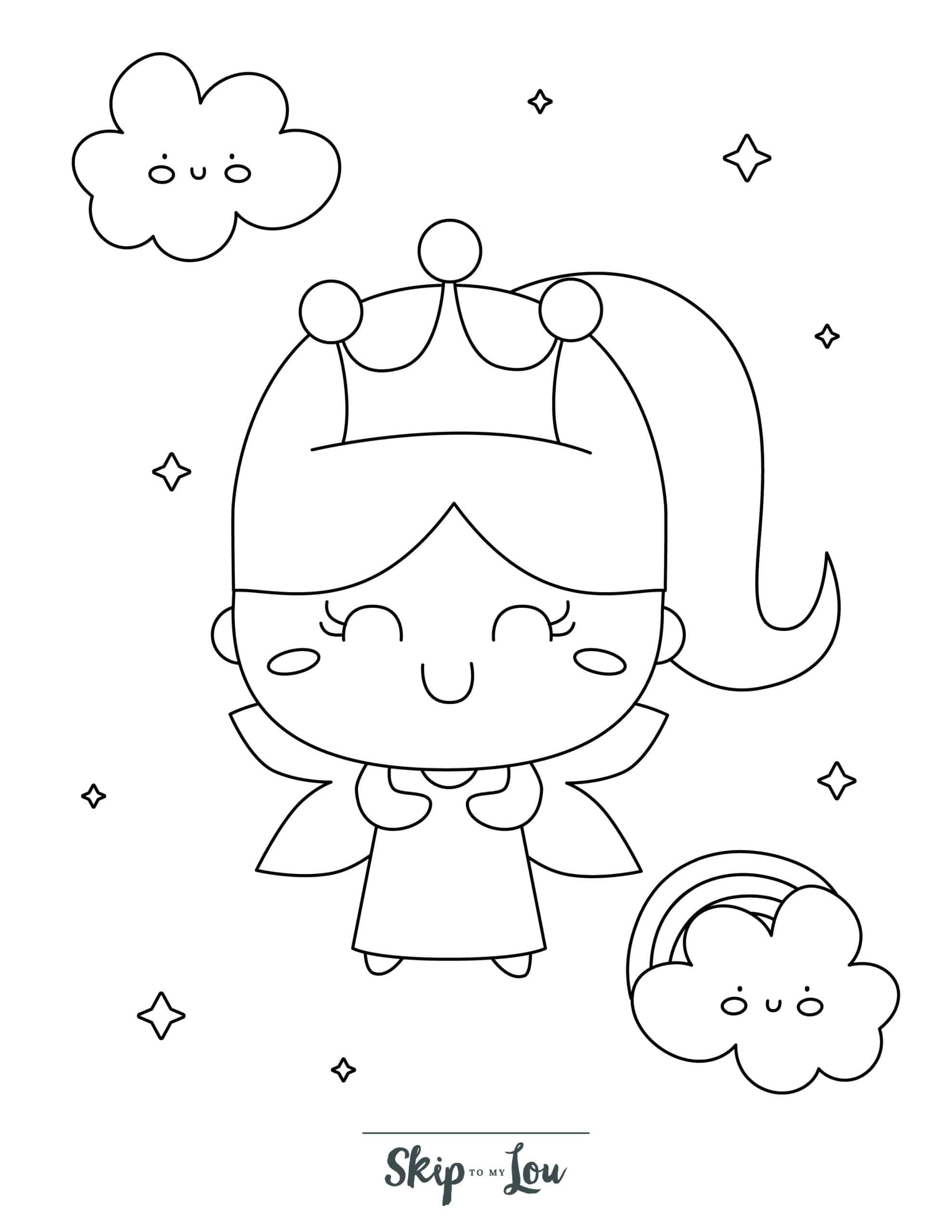 139 Cute Tooth Fairy Coloring Pages Printable 19