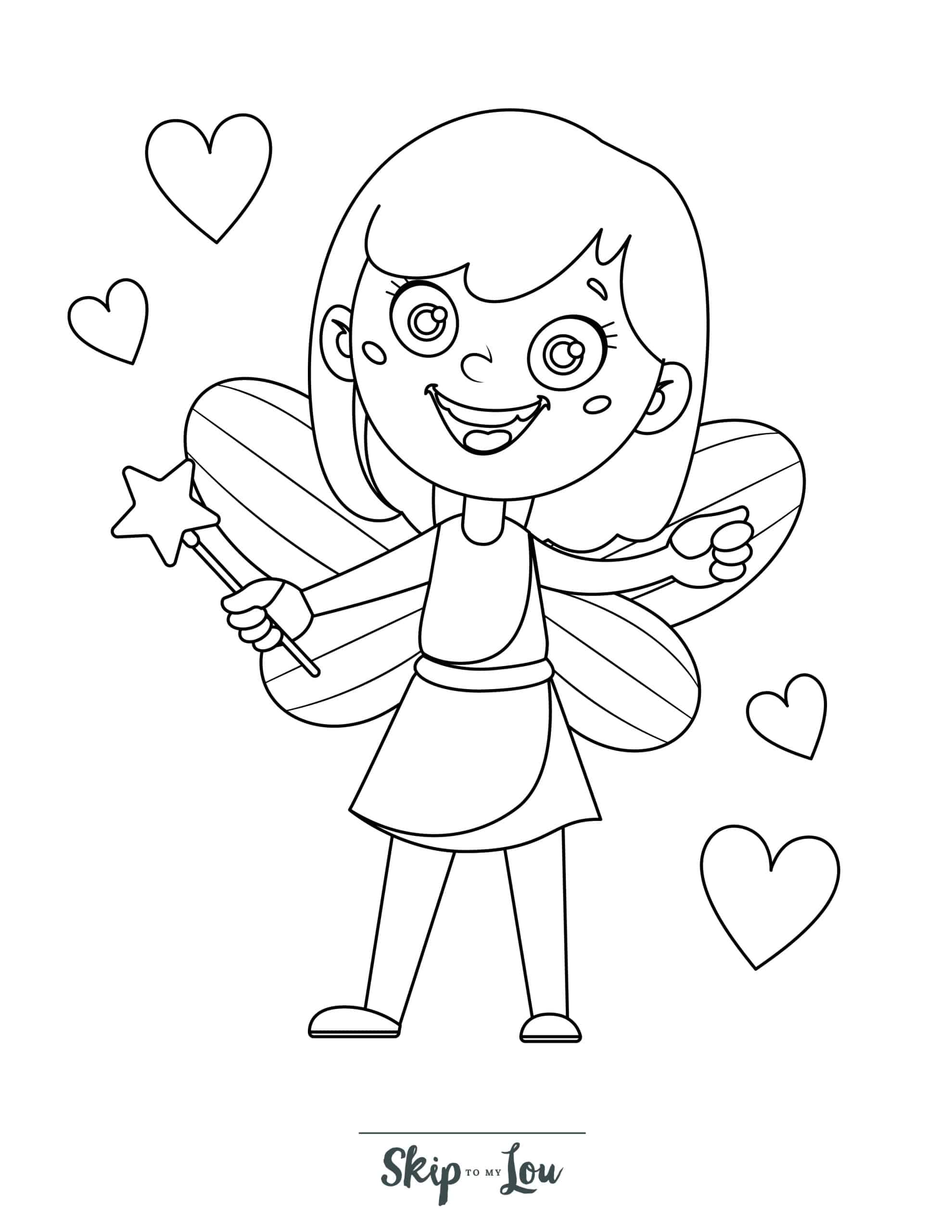 139 Cute Tooth Fairy Coloring Pages Printable 24