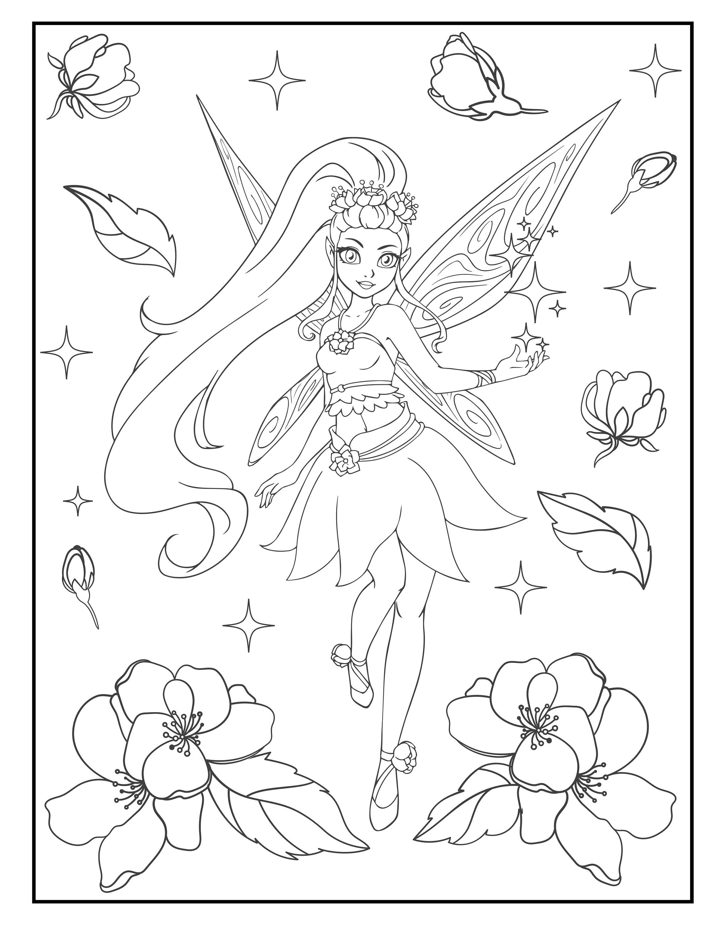 139 Cute Tooth Fairy Coloring Pages Printable 31